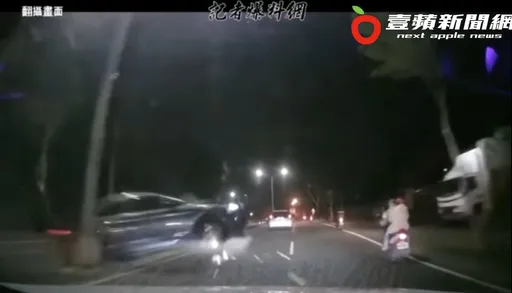 驚悚影片！台中轎車「對向噴飛而來」迎頭重擊賓士　車全爛9人傷
