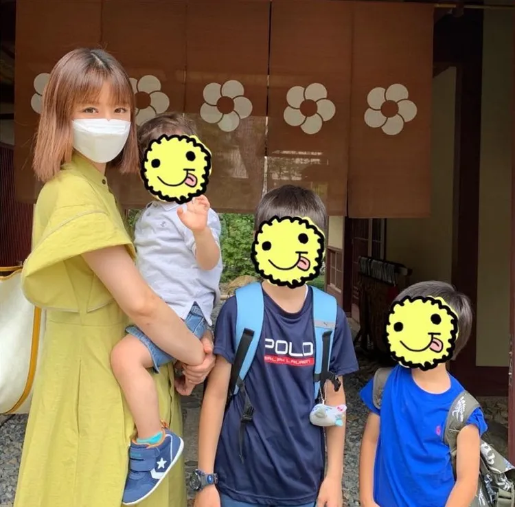 小倉優子兩段婚姻生了3個兒子。翻攝小倉優子IG
