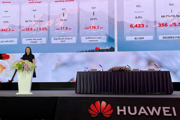 華為公布財報2022年獲利大減68.7% 孟晚舟：符合預期｜壹蘋新聞網