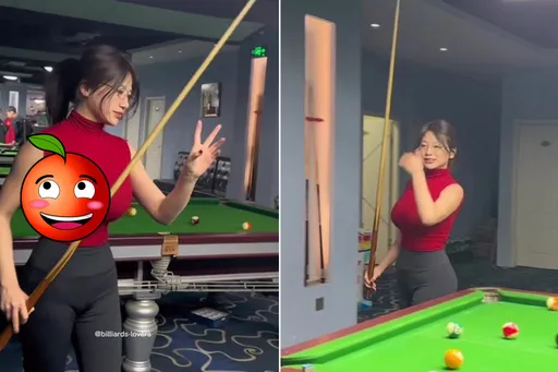 撞球妹雄伟上围太吸睛！乡民求神急喊「怎么忍Ｒ」　网揪猫腻笑到歪