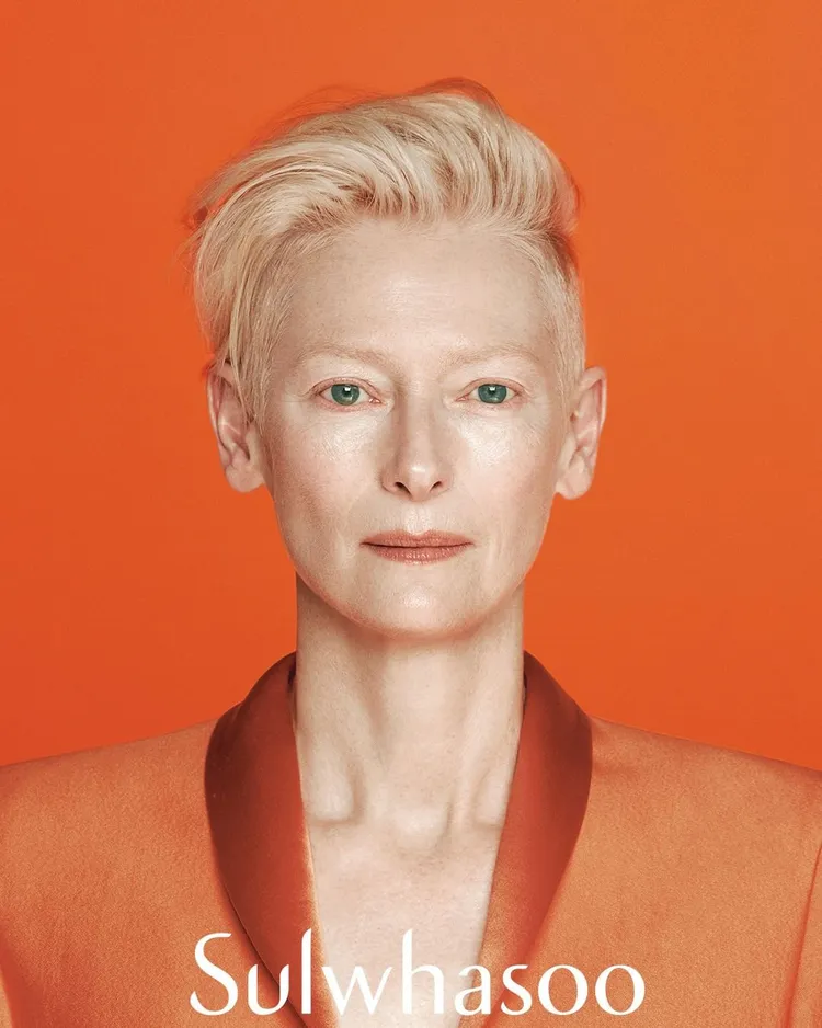 蒂達史雲頓成為雪花秀品牌大使的消息相當令人驚喜。翻攝sulwhasoo.official IG