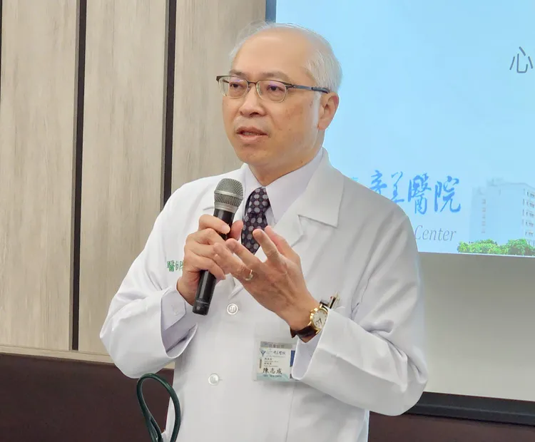 教學副院長陳志成致詞。奇美醫提供