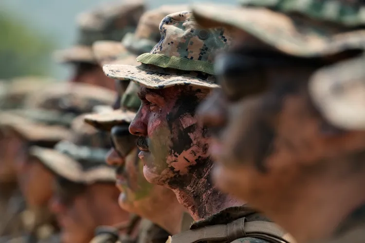 美國海軍陸戰隊預期將負起與中國解放軍正面作戰的任務。資料照片