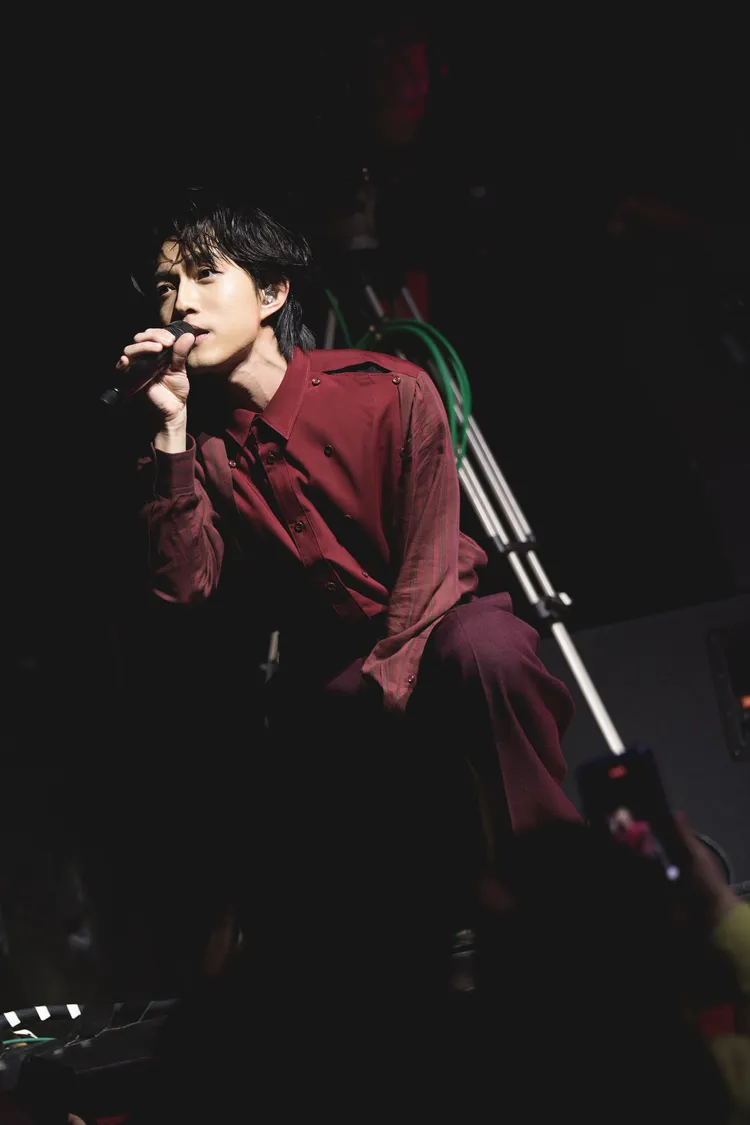 林宥嘉巡演期間，公布了與老婆丁文琪成為同事的好消息。華研國際提供