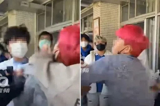 中学霸凌现场影片曝　网讥：「红毛猴吱难而退」！楼下在跳抖音