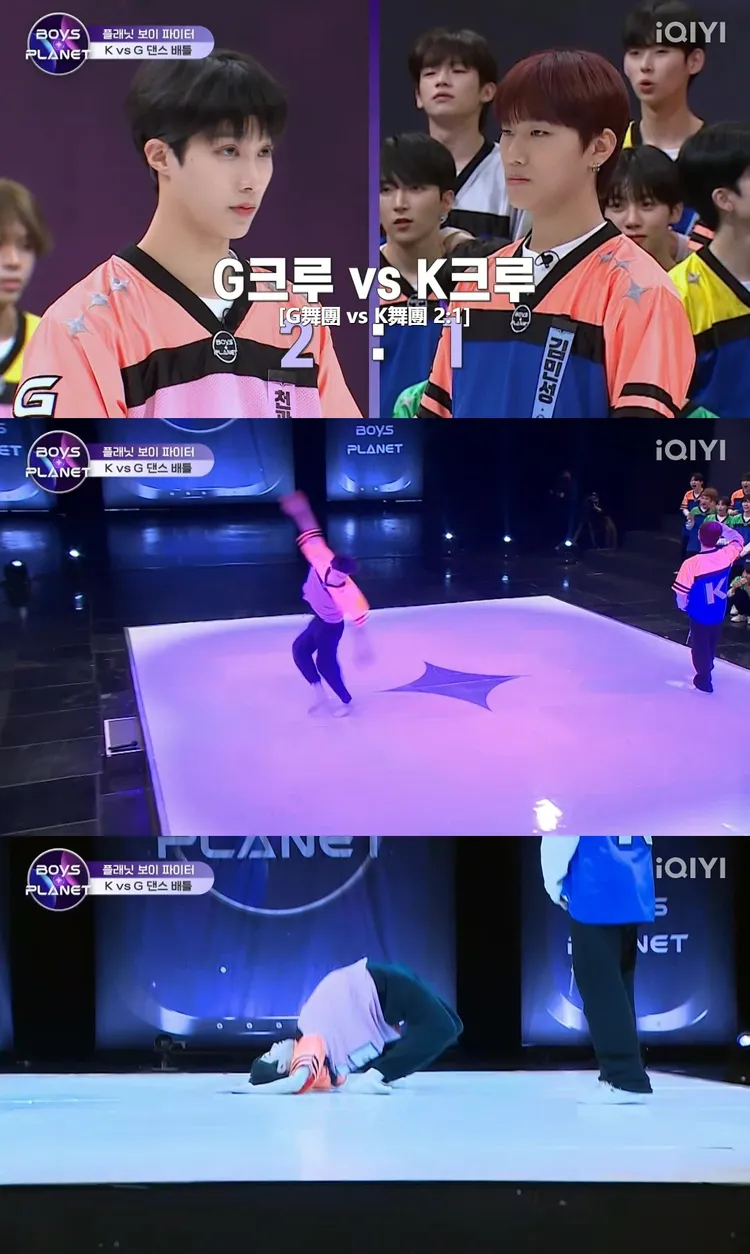 陳冠叡代表G組出戰，使出無限旋轉、下腰等高難度動作。愛奇藝國際站提供