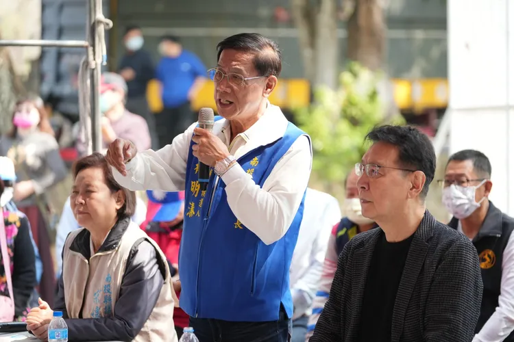 國民黨南投立委補選候選人林明溱，誓言全力固守立委席次。國民黨南投黨部提供