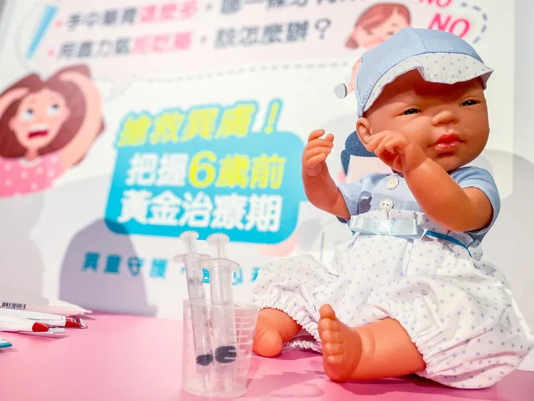 台灣兒童異位性皮膚炎的發生率呈現上升趨勢。賴昀岫攝