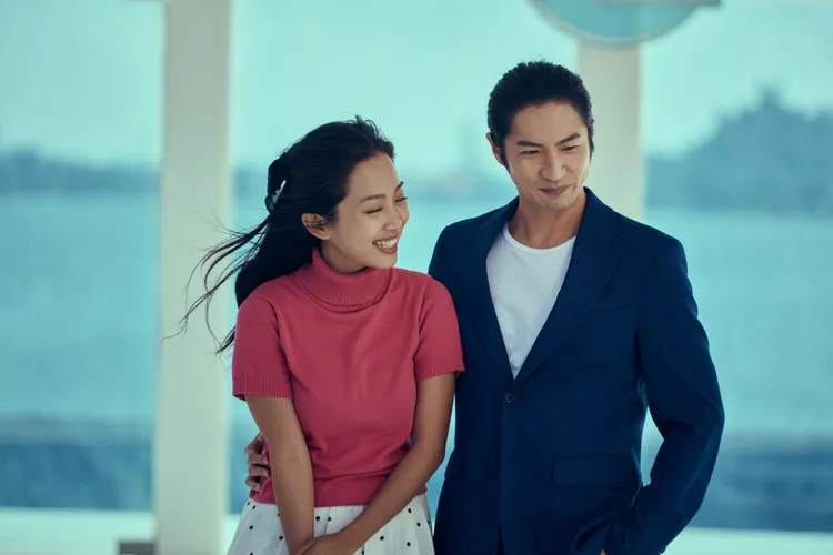 楊富江（左）與福地佑介在劇中飾演夫妻。客台提供