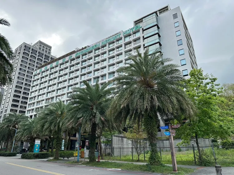 礁溪「長榮鳳凰酒店」外觀。特勤中心攝