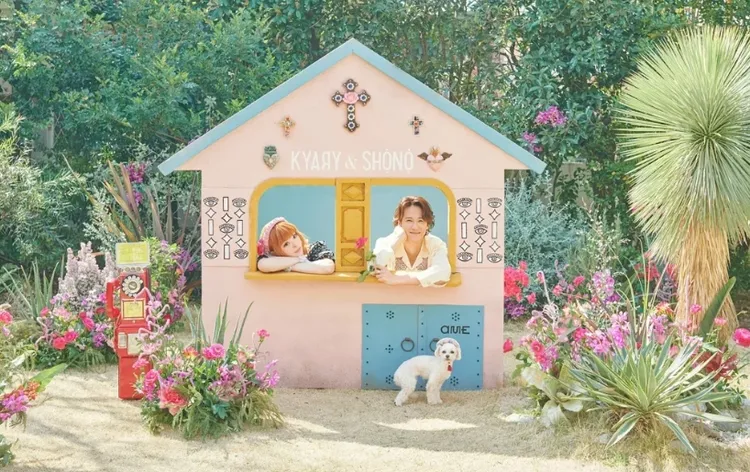 卡莉怪妞和葉山獎之分享超可愛婚紗照。翻攝ASOBISYSTEM