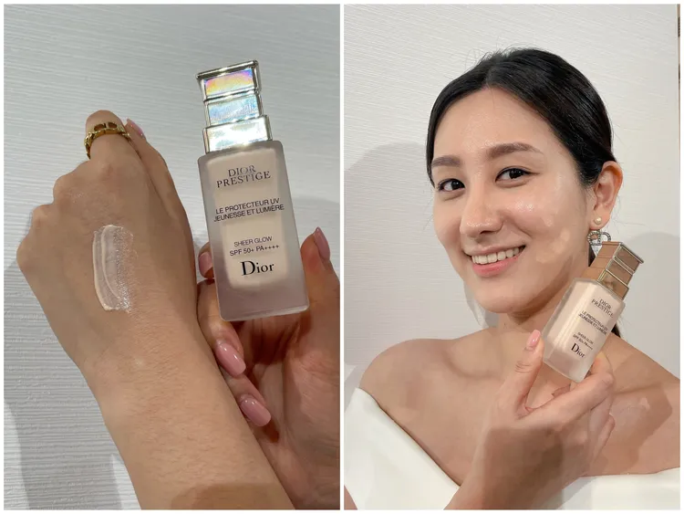 Dior精萃再生光燦煥白隔離霜，30ml／4100元。張家玲攝