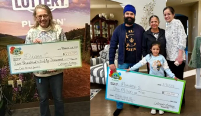 其他的中獎人不但露臉，還接受採訪。翻攝Colorado Lottery