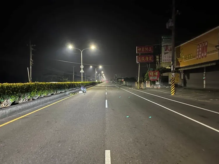 案發路面位於斗六市雲林路三段往斗南方向。民眾提供