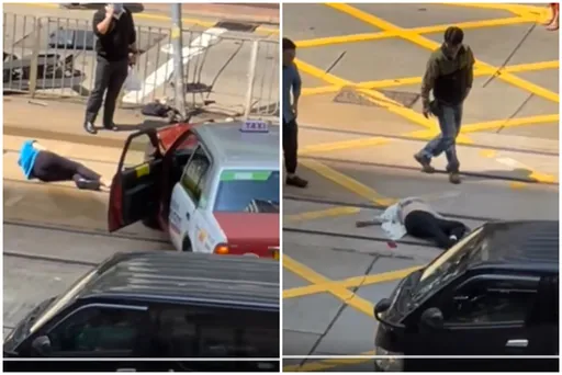 真行人地獄!計程車高速撞飛3人 84歲司機鬧區肇禍(有片)