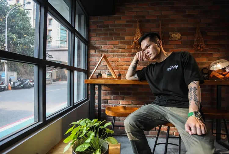 大支大方分享自己的感情觀。鄭孟晃攝