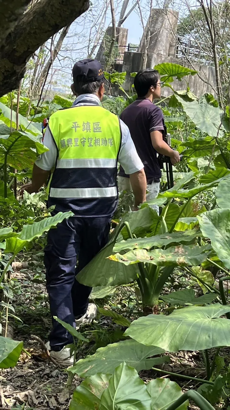 當地居民不斷巡查試圖找出狒狒下落。翻攝自黃志杰臉書
