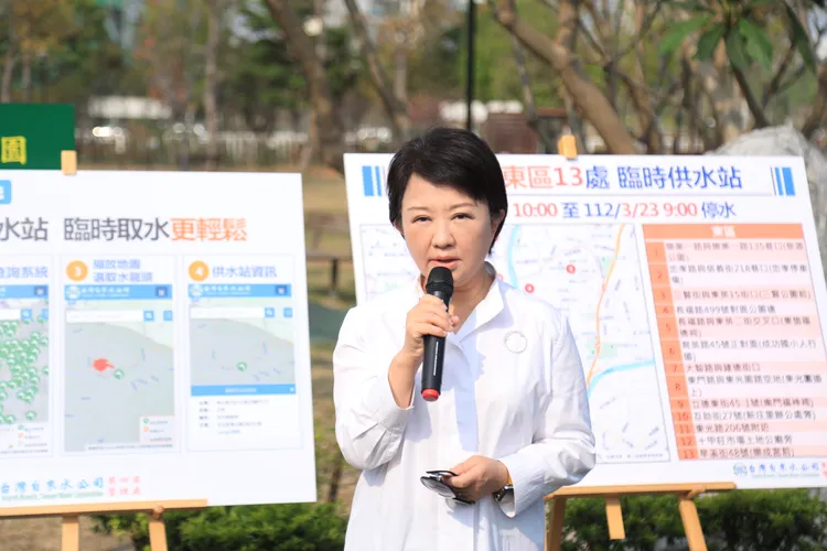 盧秀燕呼籲民眾提前儲水。市府提供