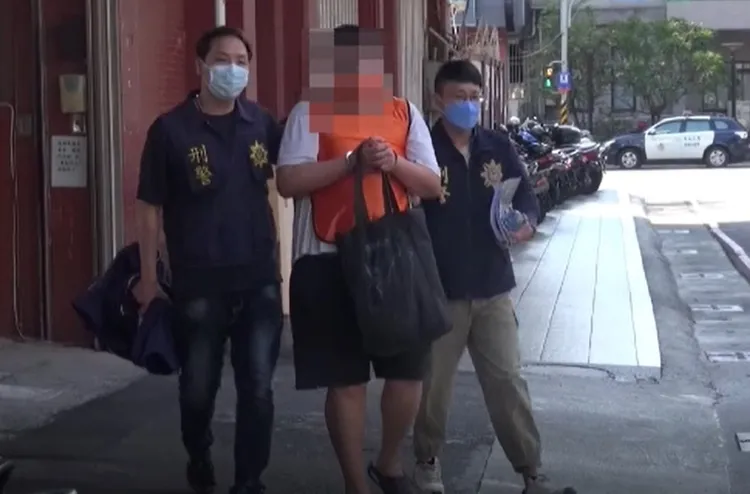 胡姓嫌犯被移送法辦。翻攝畫面