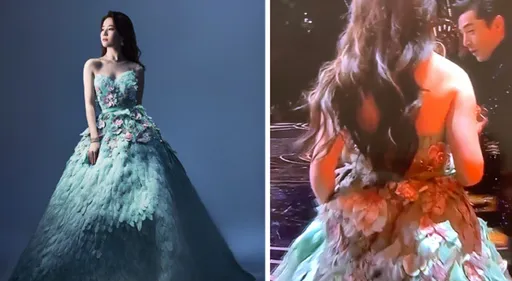 刘亦菲残酷未P「虎背熊腰照」流出　网亏爆「第一次见这么肥的孔雀」