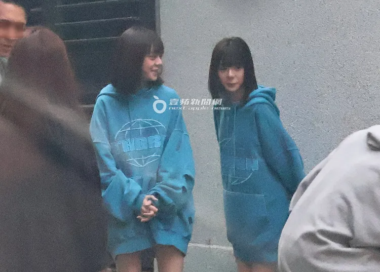 軒姐宸妹拍攝期間也玩得開心。特勤中心攝