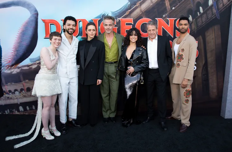 《龍與地下城：盜賊榮耀》在洛杉磯舉行盛大首映活動。派拉蒙影業提供