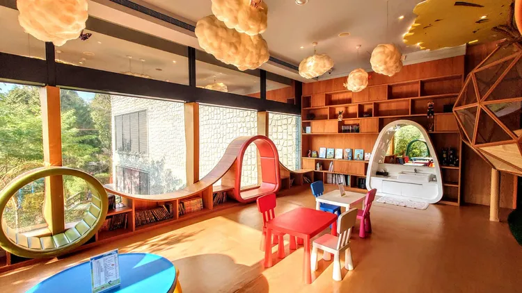 雲品溫泉酒店今年邀請到天下雜誌教育基金會在飯店內舉辦「SDGs兒童永續書展」。業者提供