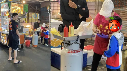 小孩夜市沿路叫媽媽!攤販老闆娘這舉動 網喊:突然想吃熱狗了