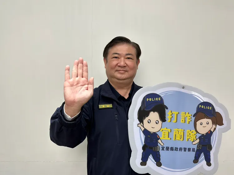 林武宏錄製【阿宏A苦勸】宣導短語，盼大家廣傳讓防詐成為一個生活習慣。警局提供