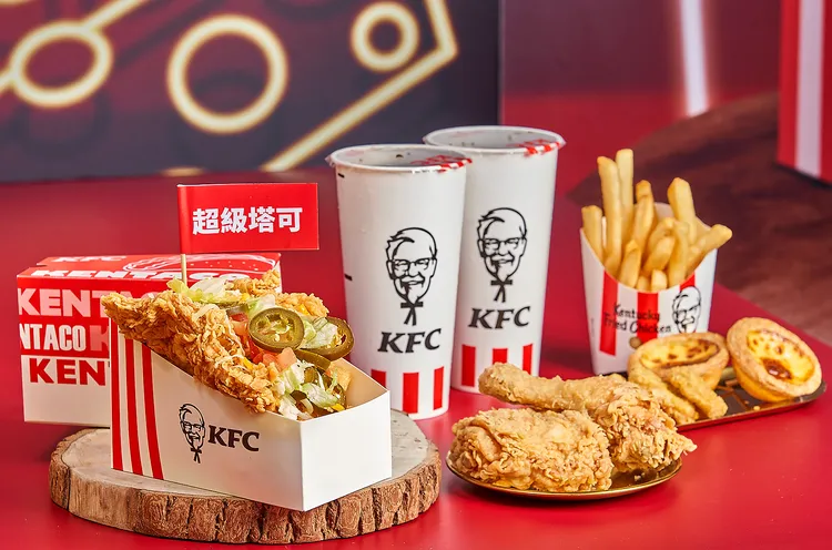 肯德基「超級塔可」，每一口都吃得到酥脆多汁的澎湃肉感。業者提供