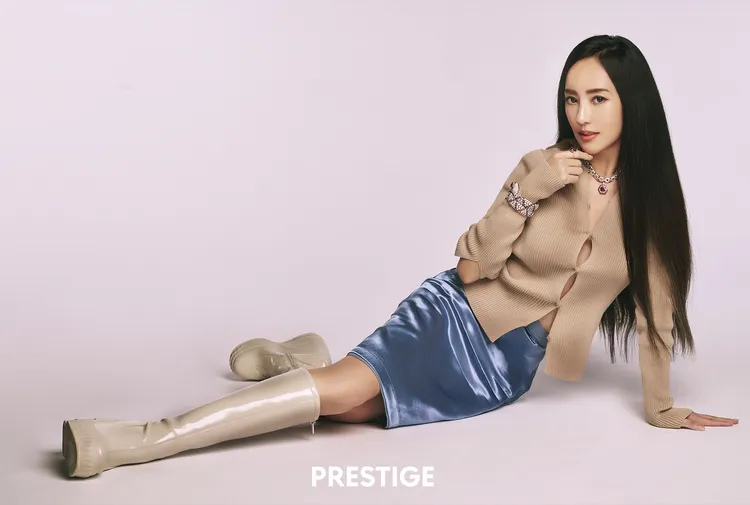 關穎自稱擅長「時間管理」，希望社交活動可以再少一點。《PRESTIGE TAIWAN》提供