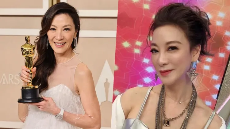 楊紫瓊得奧斯卡影后時，楊繡惠也搞笑致謝。