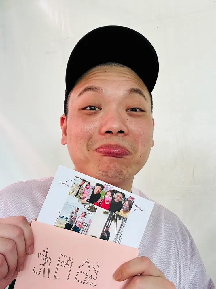 粉絲寫信安慰阿虎。經紀人提供