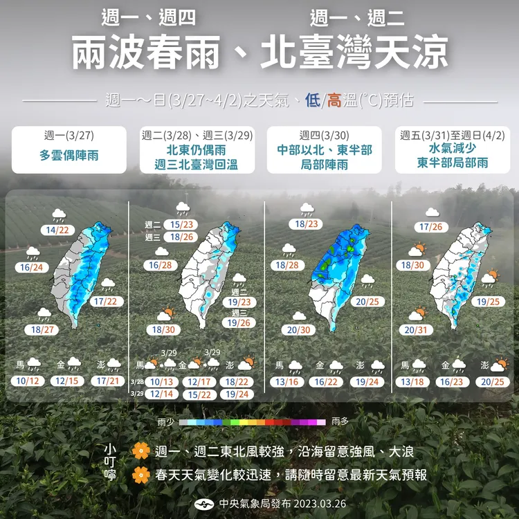 翻攝自氣象局