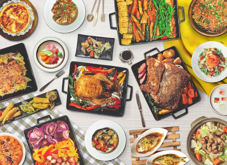 台北凱撒飯店Checkers自助餐廳菜色。業者提供