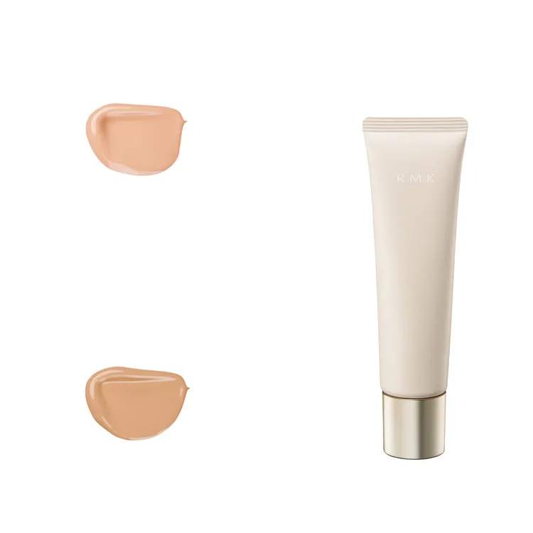 RMK水凝修顏粉凝露，共有#01明亮膚色和#02自然膚色2色選，各30g／1700元。品牌提供