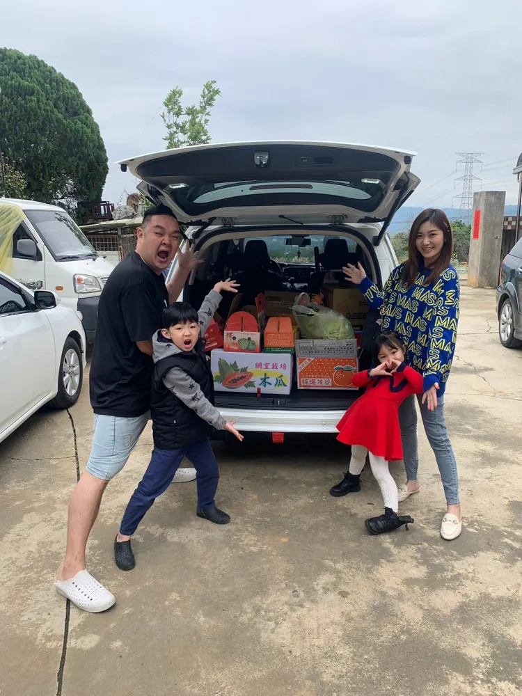 林道遠每次回娘家，後車廂都被伴手禮塞爆。林道遠提供