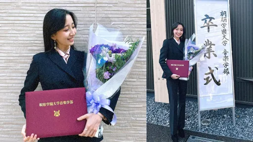 木村拓哉21歲愛女3年讀完大學 西裝Look帥氣出席畢典