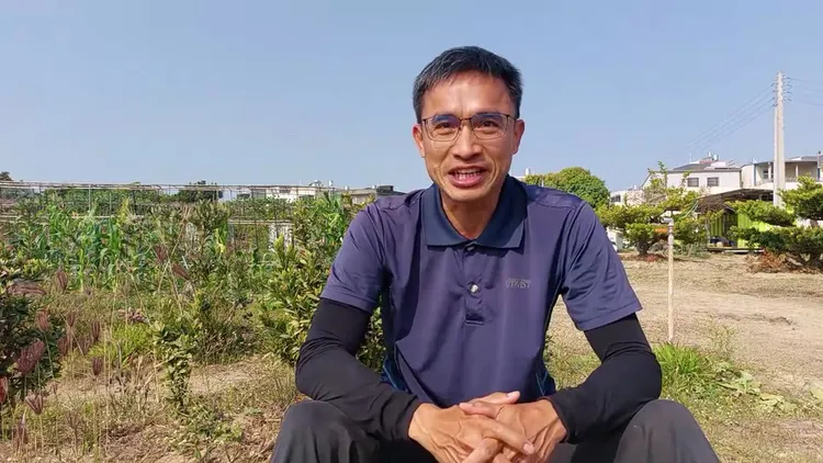 李法憲說，「農業對我來說是相見恨晚」。凃建豐攝