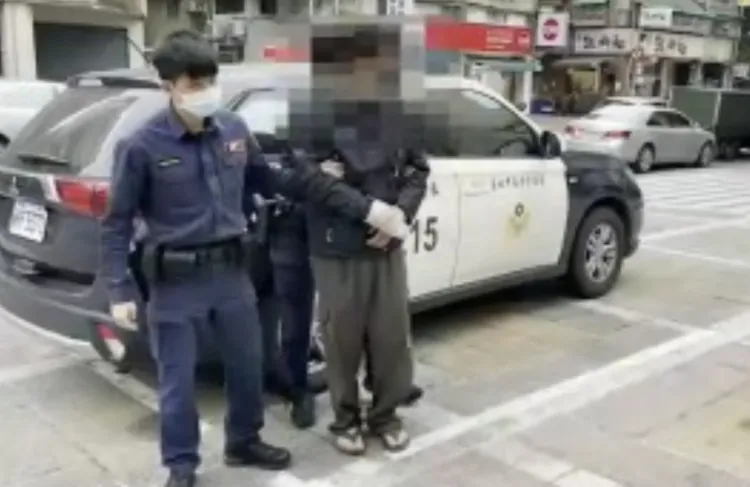 楊男遭警方移送法辦。翻攝畫面