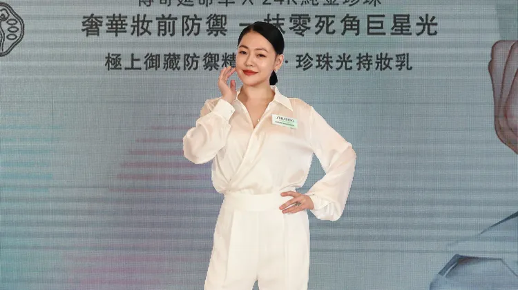 小S分享資生堂是婆婆的愛牌，開玩笑稱接下代言後，婆婆看她的眼光都帶有尊敬。莊宗達攝