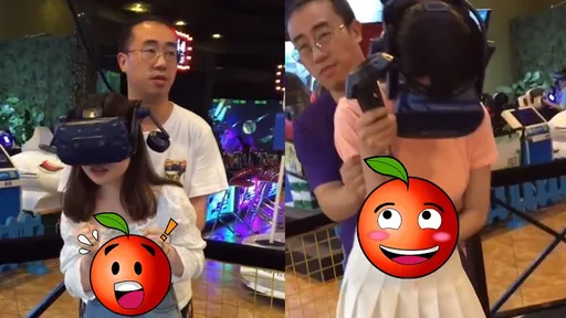 放開那些女生！協助VR正妹女玩家　老闆親自出手「攙扶」