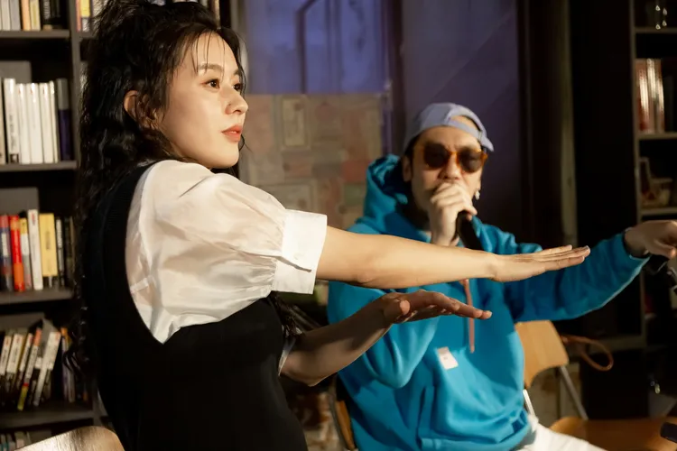 廖曉彤（左）與PNC陳老師是同教會教友。聲音藏在提供