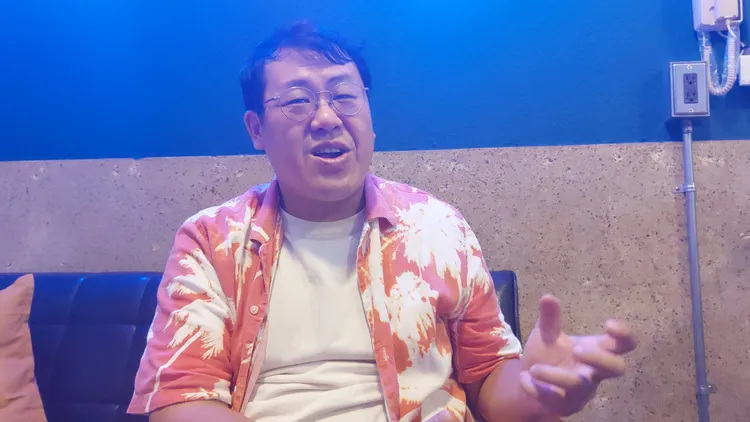 黃祺瑋說，透過走讀產生共鳴，進而有改變的可能，就是他想要做的事。凃建豐攝