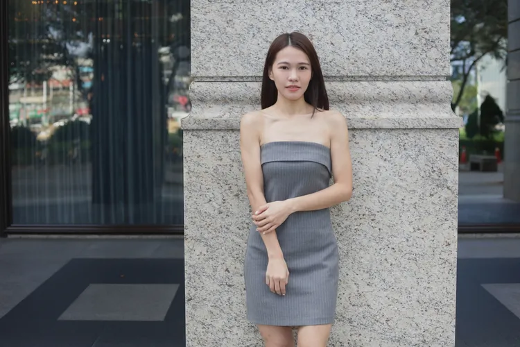 文靜話不多的Wei，有著職能治療師的冷靜特質。彭欣偉攝