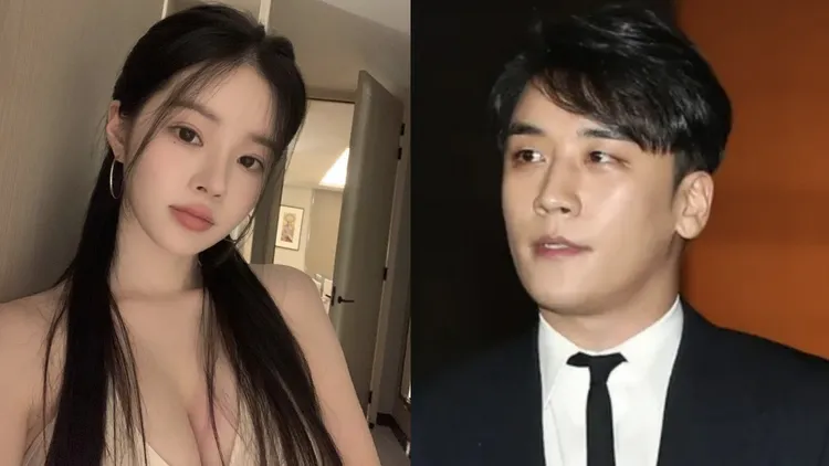 勝利（右）月初才被拍到和緋聞女友柳惠媛同遊泰國。翻攝柳惠媛IG、Sport TV News