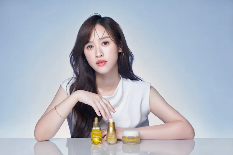 Sandy認為女生每天都該花時間對自己好，保養就是最直接方式之一。品牌提供