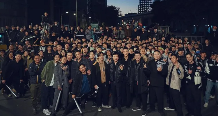 《角頭》劇組感謝居民體諒吵雜聲。翻攝角頭文創IG