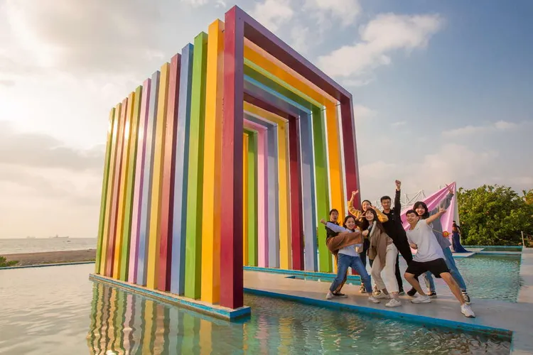 旗津彩虹教堂。觀光局提供