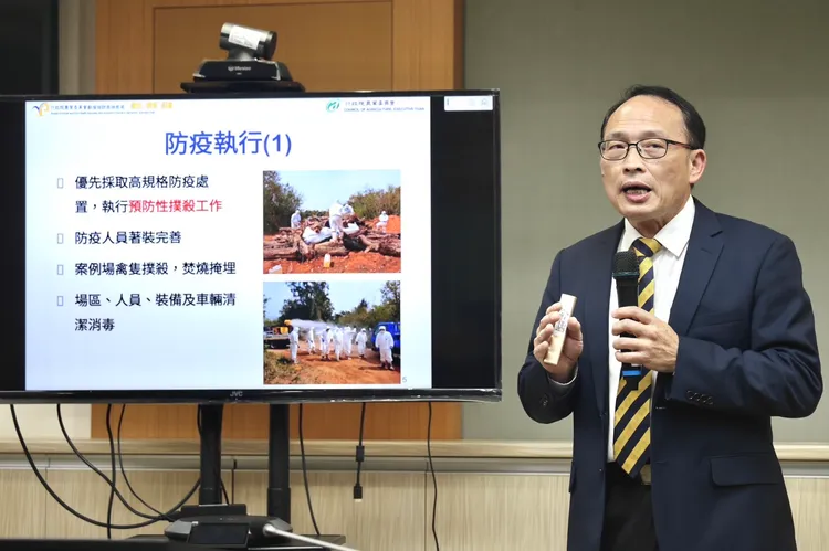 防檢局副局長徐榮彬。林林攝